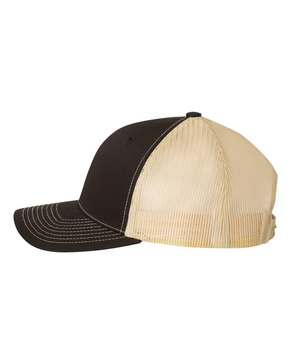 Custom Leather Patch Richardson 112 Black / Vegas Gold