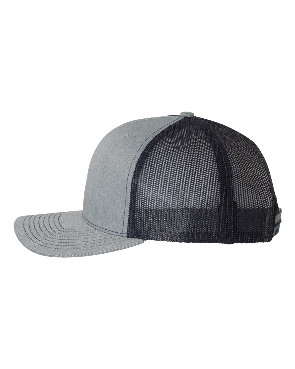 Custom Leather Patch Richardson 112 Heather Grey / Navy