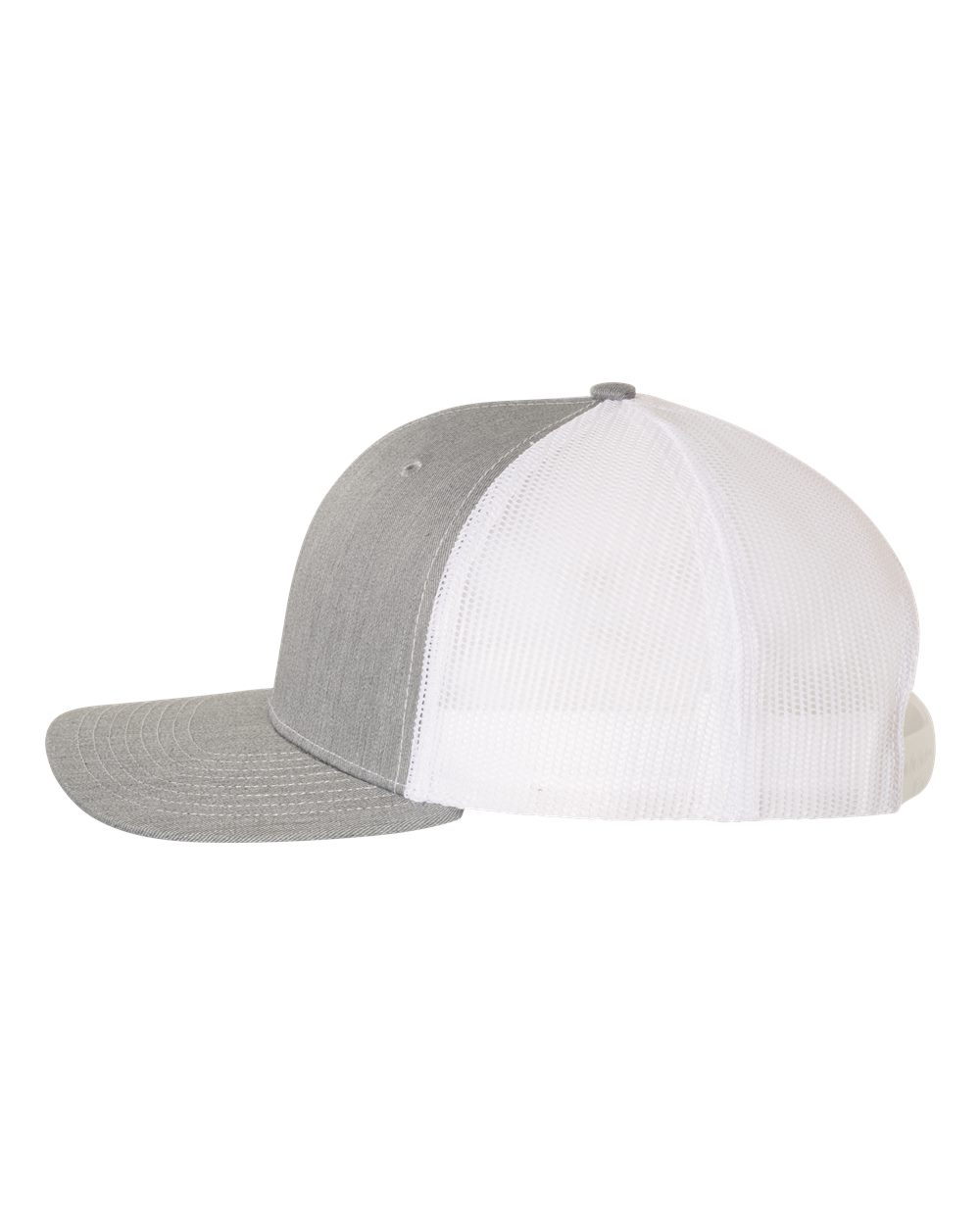 Custom Leather Patch Richardson 112 Heather Grey / White