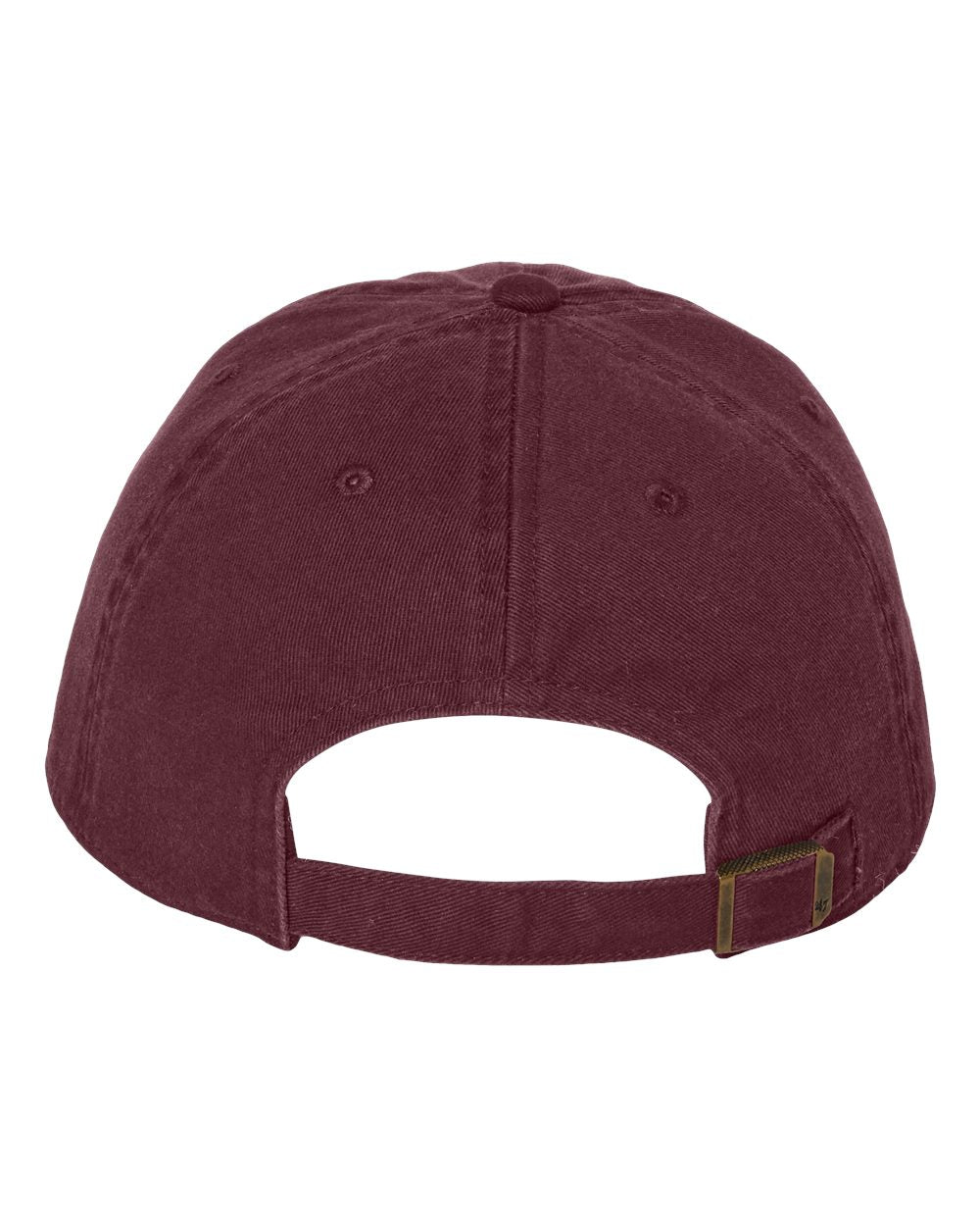 Custom Embroidered '47 Brand Clean Up Cap - Maroon