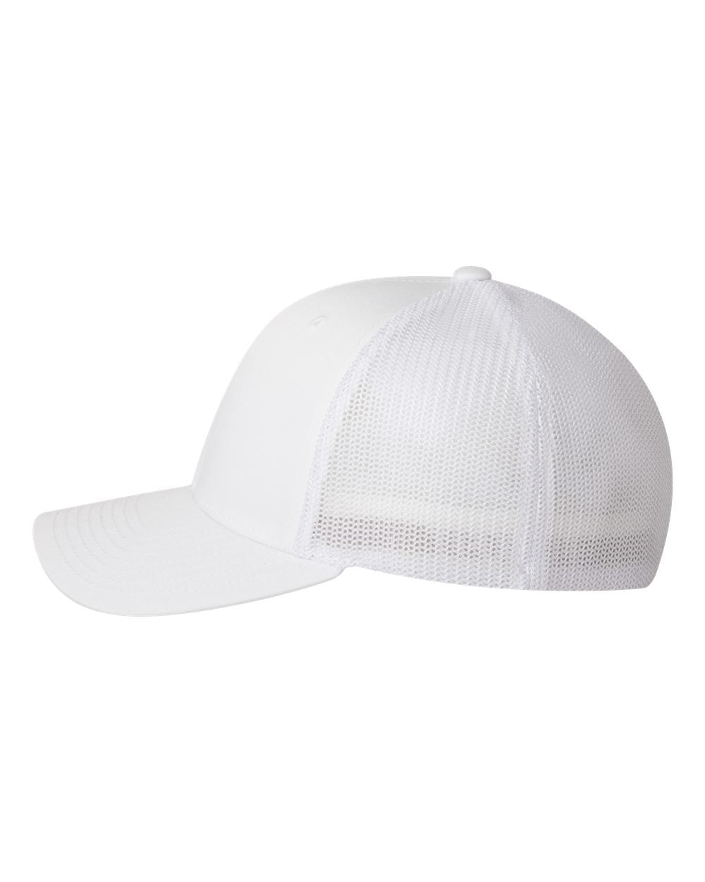 Custom Embroidered Flexfit Trucker Hat 6511 / White