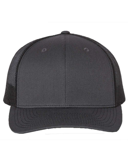 Custom Embroidered Richardson 112 Charcoal / Black