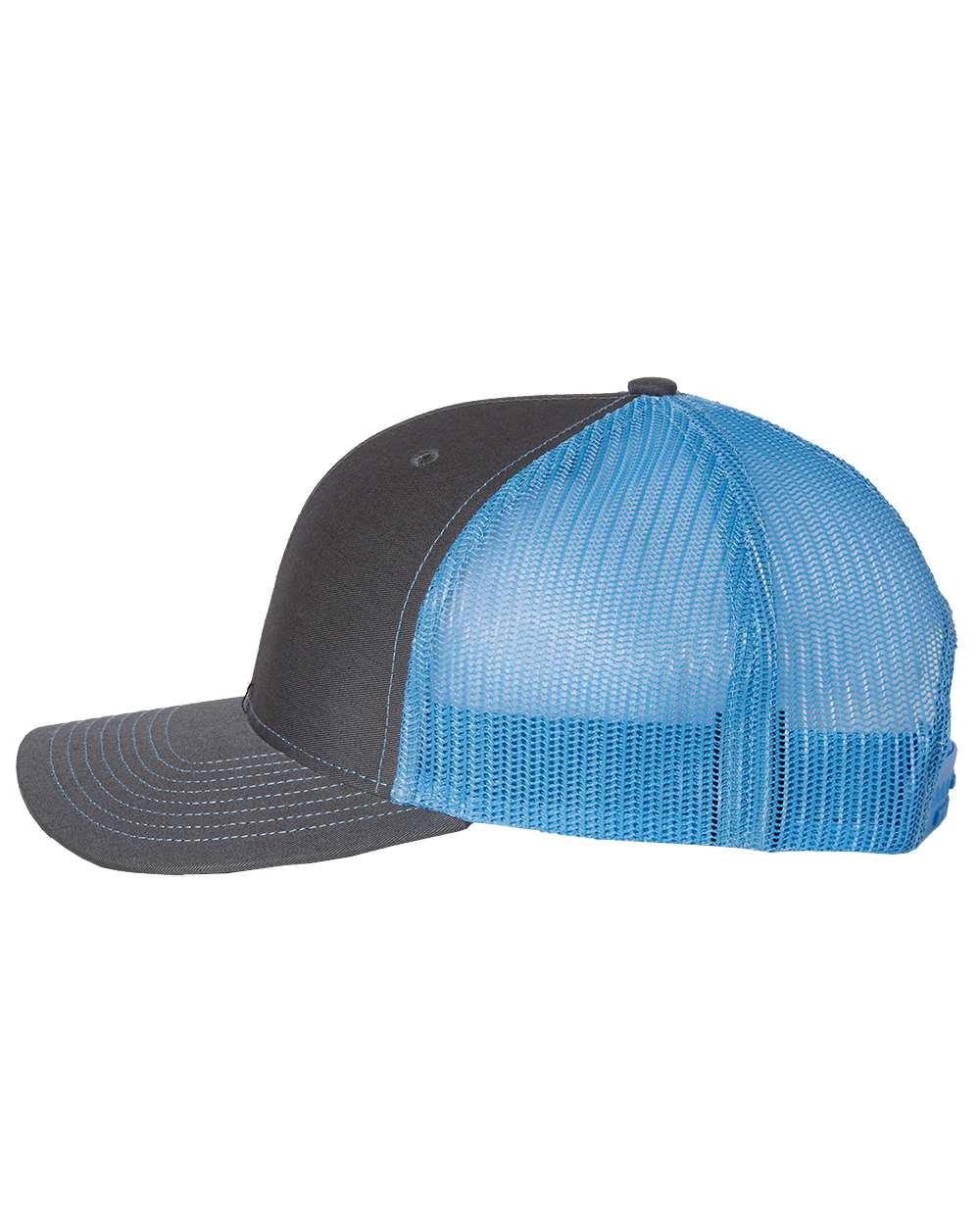 Custom Leather Patch Richardson 112 Charcoal / Columbia
