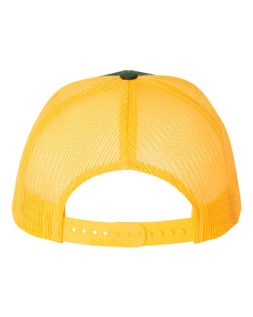Custom Leather Patch Richardson 112 Dark Green / Gold