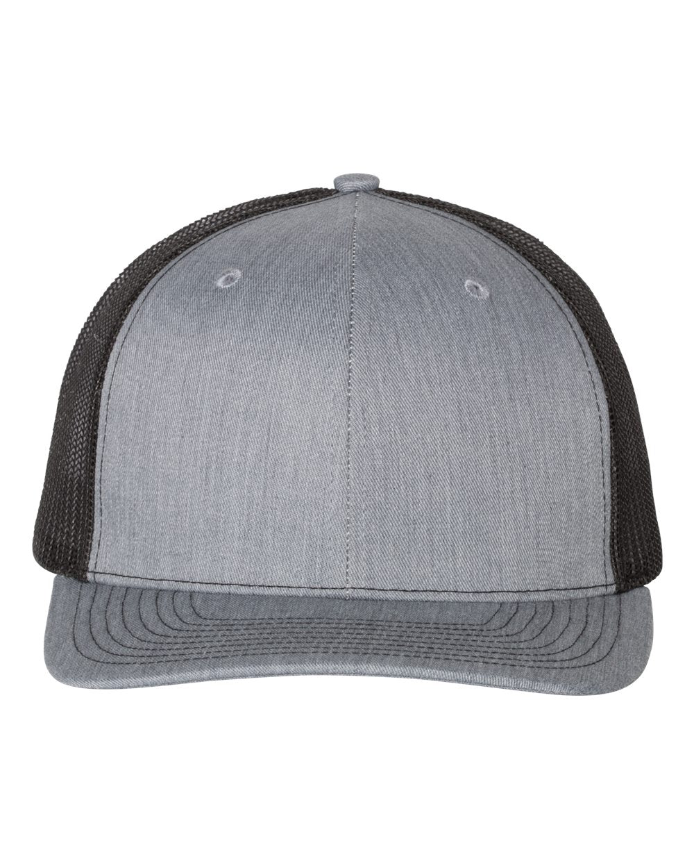 Custom Leather Patch Richardson 112 Heather Grey / Black