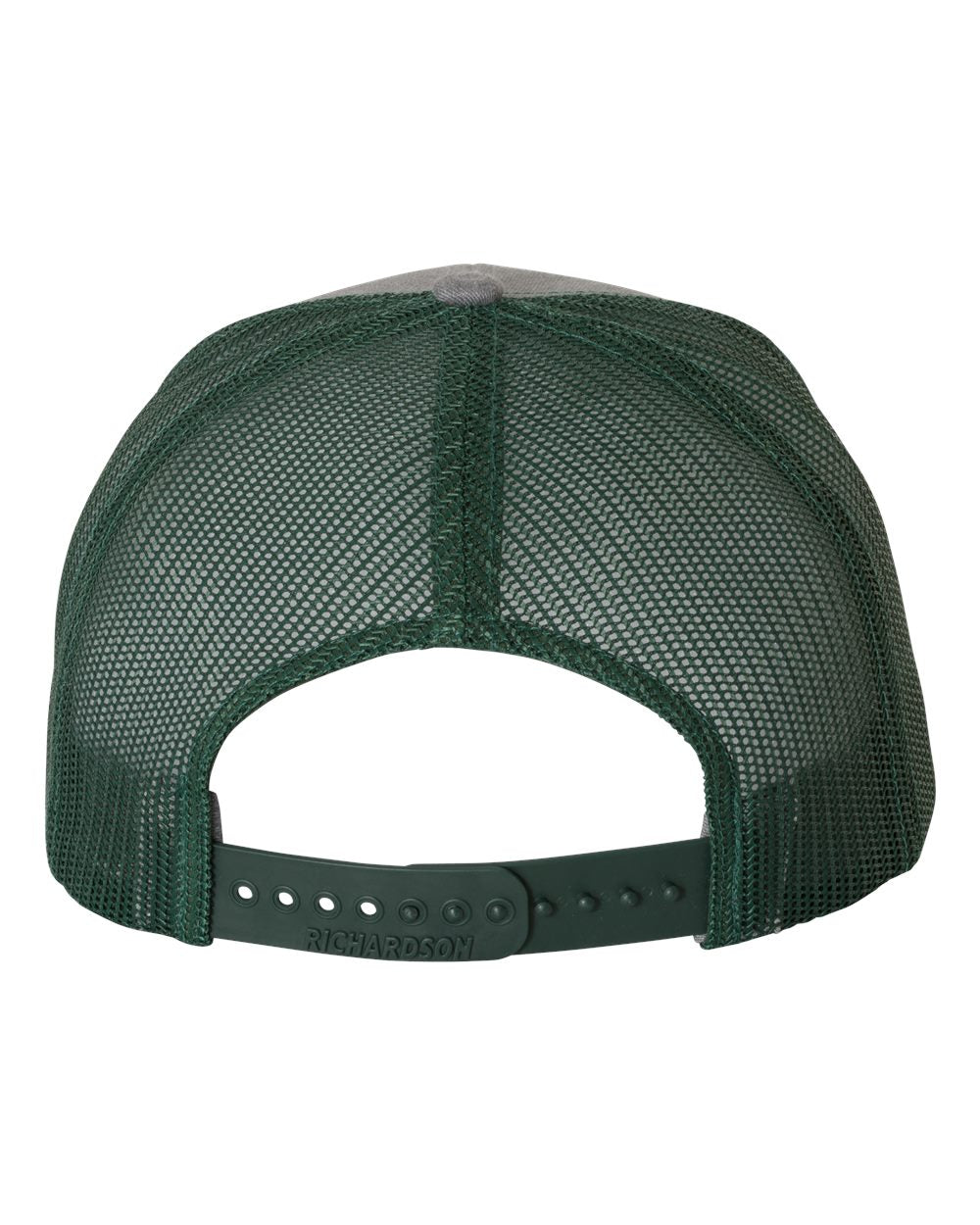 Custom Leather Patch Richardson 112 Heather Grey / Dark Green