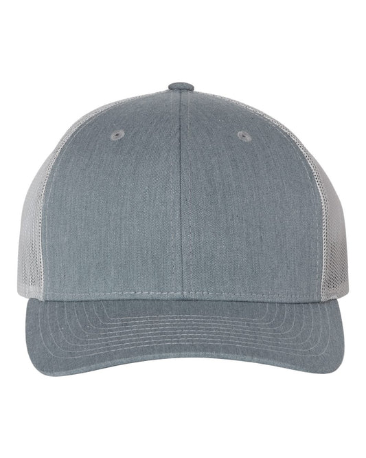 Custom Embroidered Richardson 112 Heather Grey / Light Grey