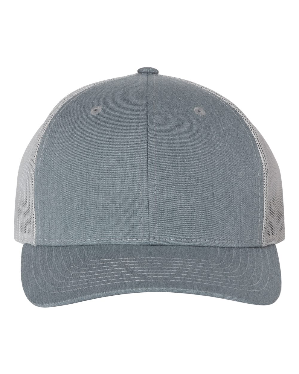Custom Leather Patch Richardson 112 Heather Grey / Light Grey