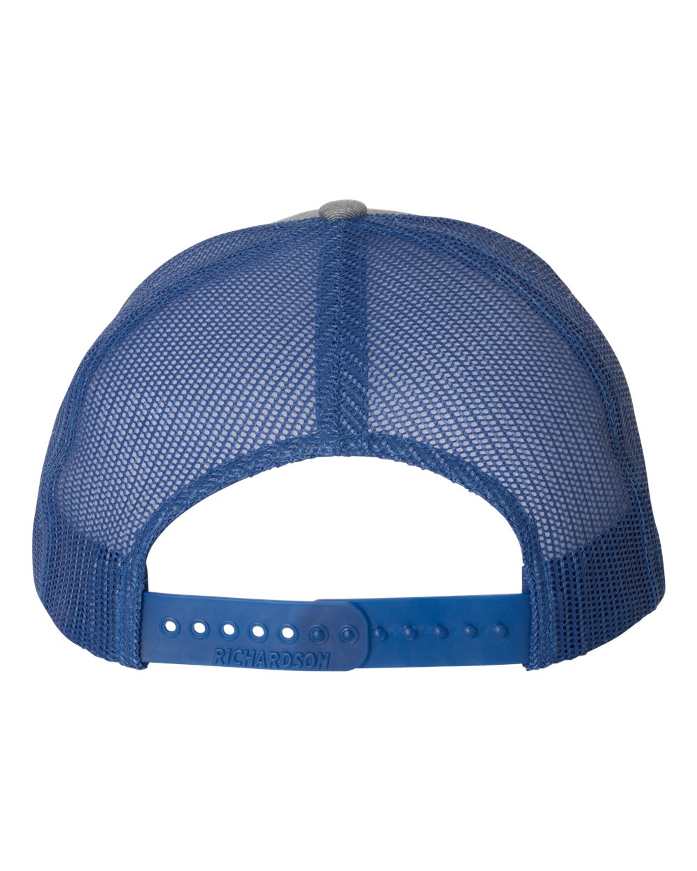 Custom Leather Patch Richardson 112 Heather Grey / Royal