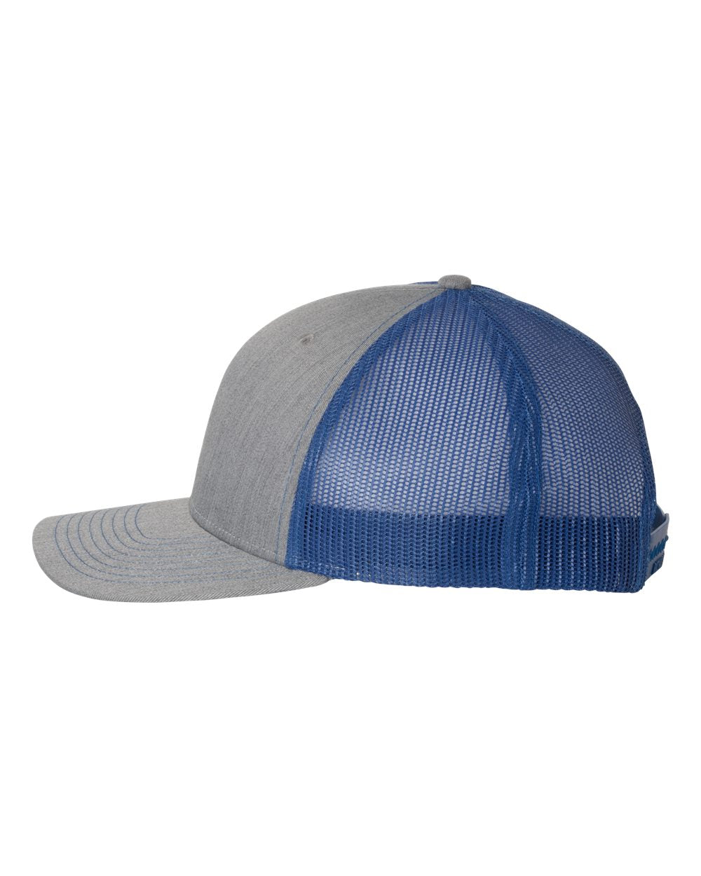 Custom Leather Patch Richardson 112 Heather Grey / Royal