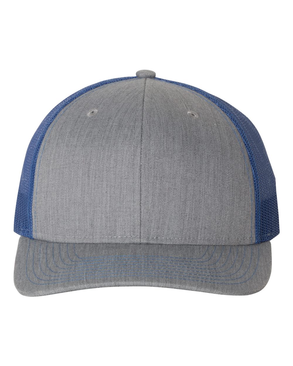 Custom Leather Patch Richardson 112 Heather Grey / Royal