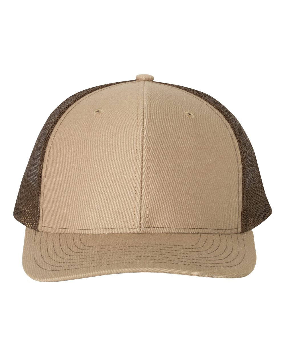 Custom Embroidered Richardson 112 Khaki / Coffee