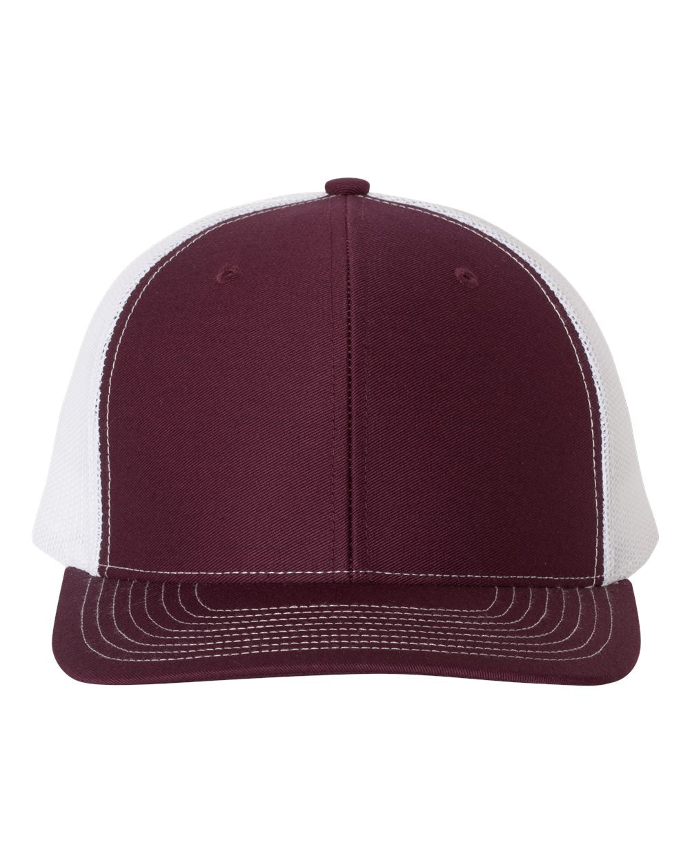 Custom Embroidered Richardson 112 Maroon / White