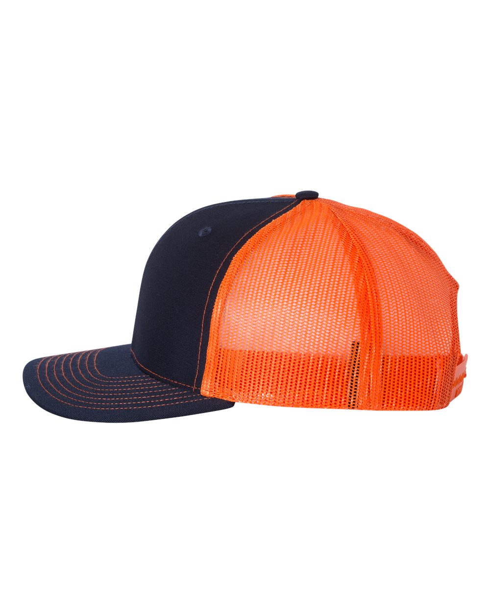 Custom Embroidered Richardson 112 Navy / Orange