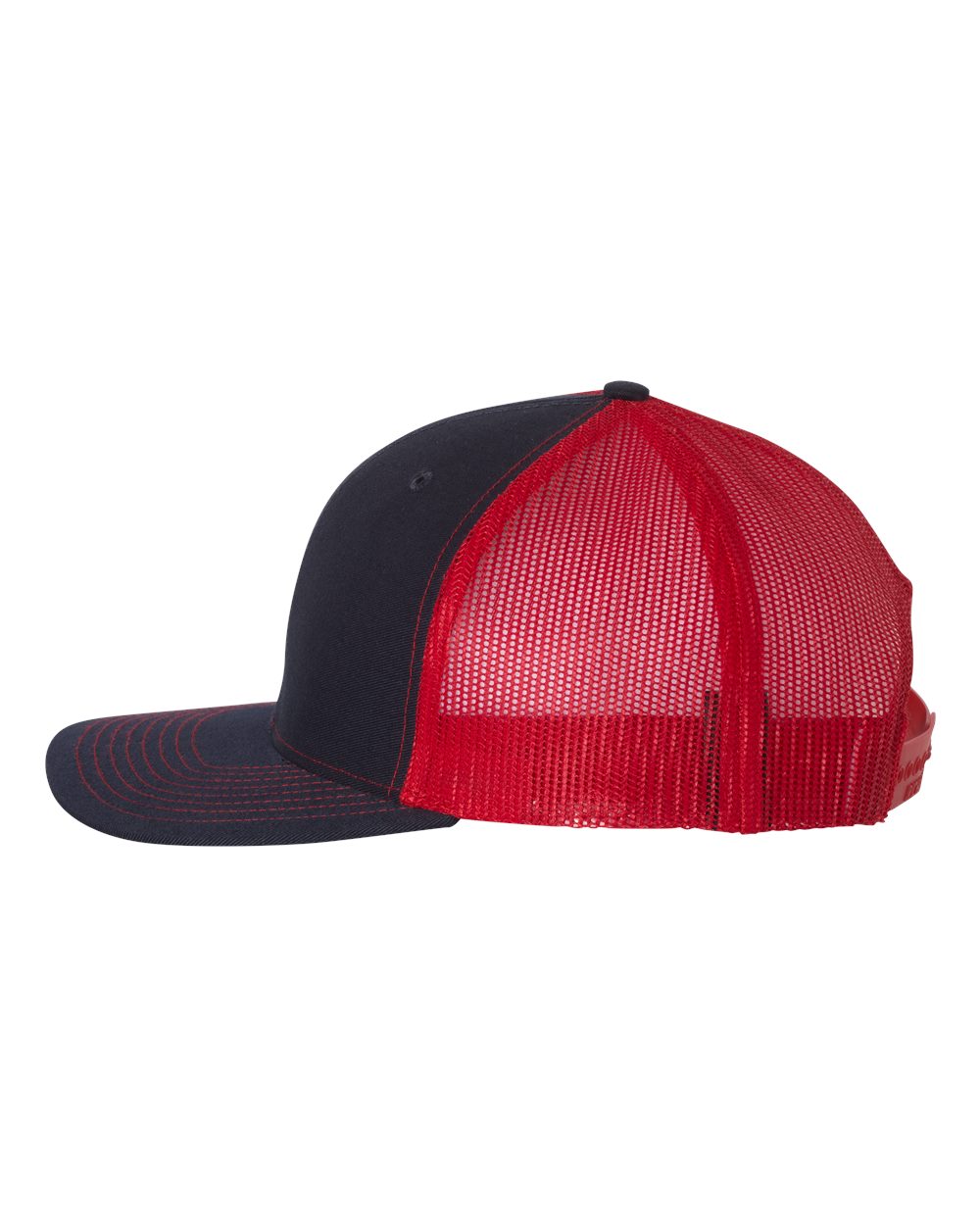 Custom Leather Patch Richardson 112 Navy / Red