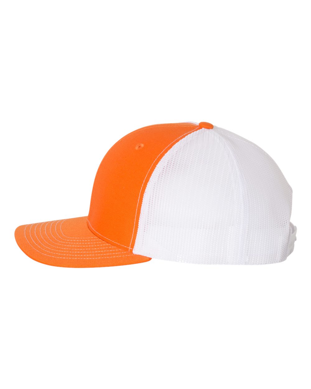 Custom Embroidered Richardson 112 Orange / White