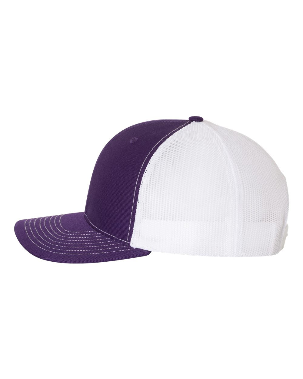 Custom Embroidered Richardson 112 Purple / White