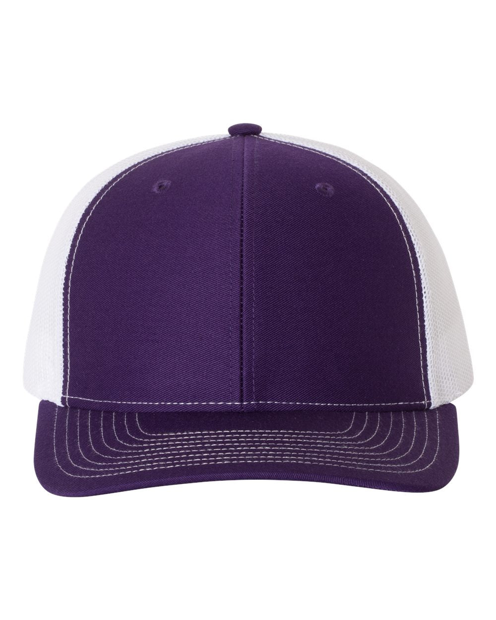 Custom Embroidered Richardson 112 Purple / White