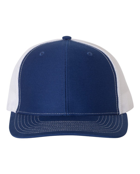 Custom Embroidered Richardson 112 Royal / White