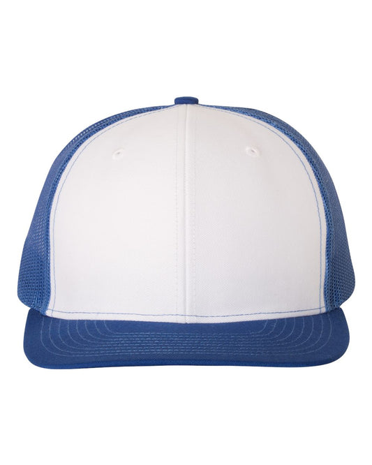 Custom Embroidered Richardson 112 White / Royal