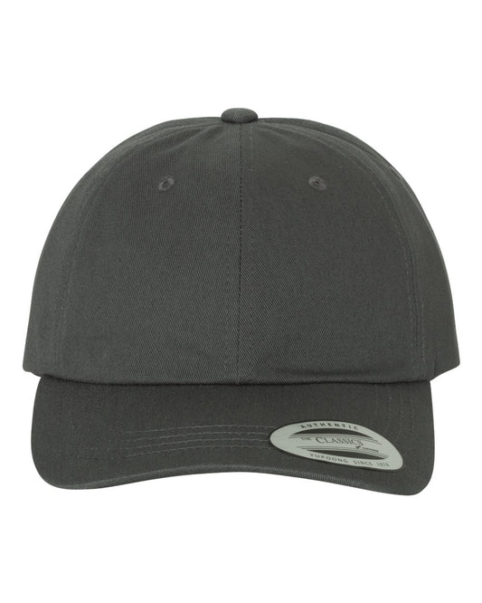 Custom Embroidered Yupoong Classic Dad Cap - Dark Grey