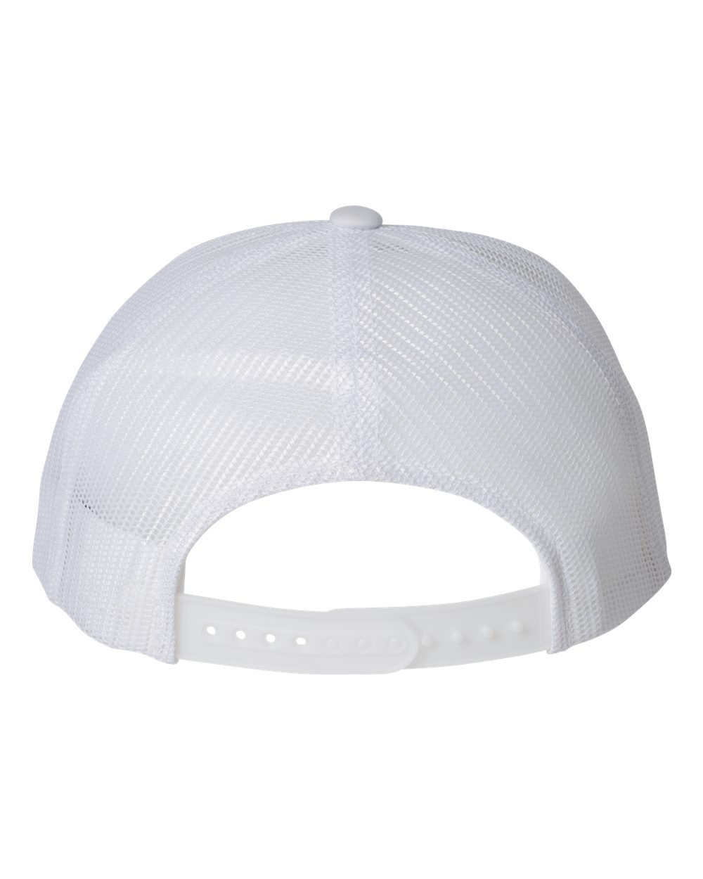 Custom Embroidered Yupoong 6606 Trucker - White